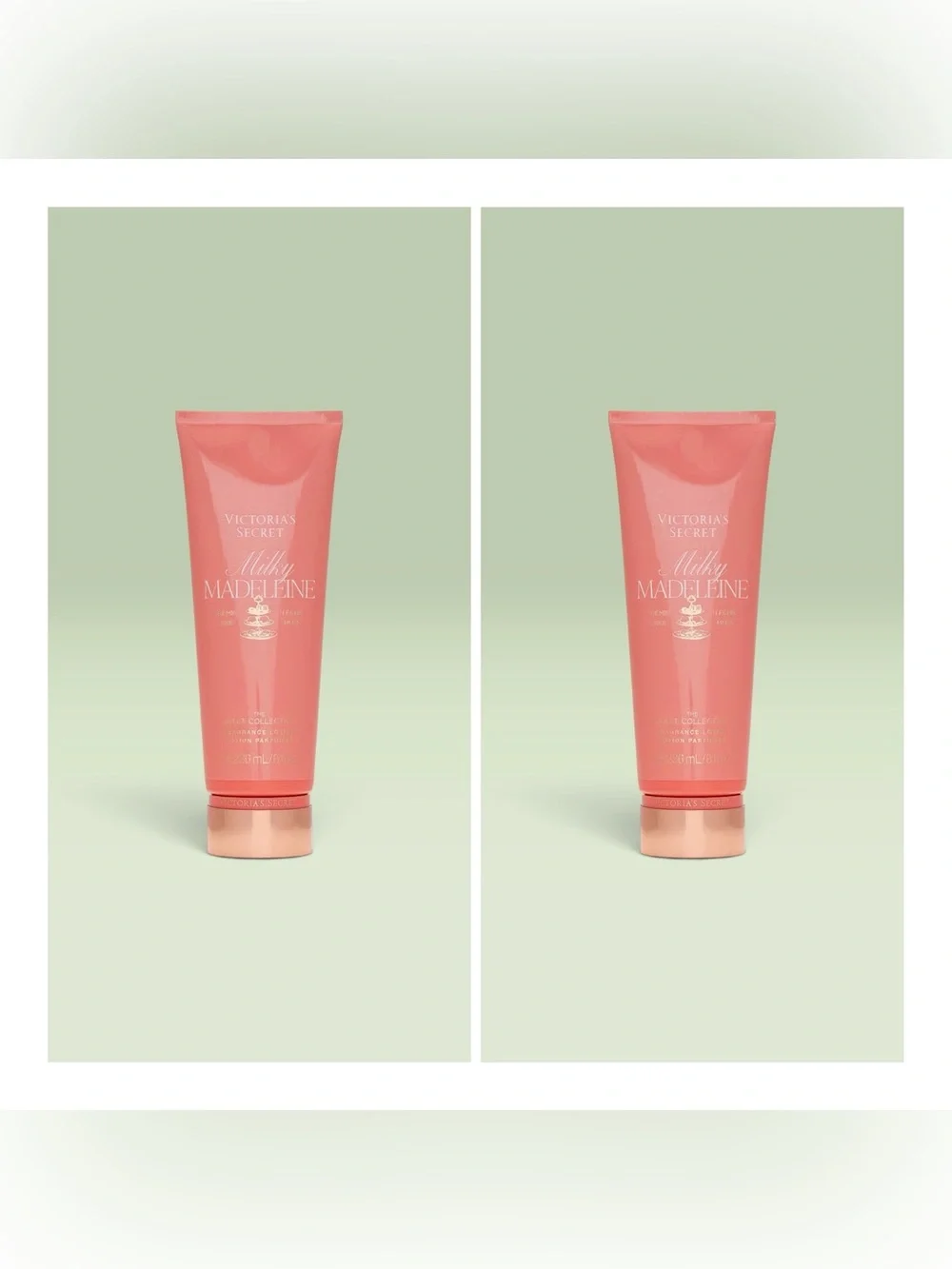 Victoria’s Secret MILKY MADELEINE Fragrance Lotion ~ 8 fl.oz. ( Lot of 2 )